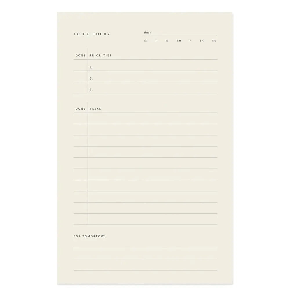 To Do Today Notepad
