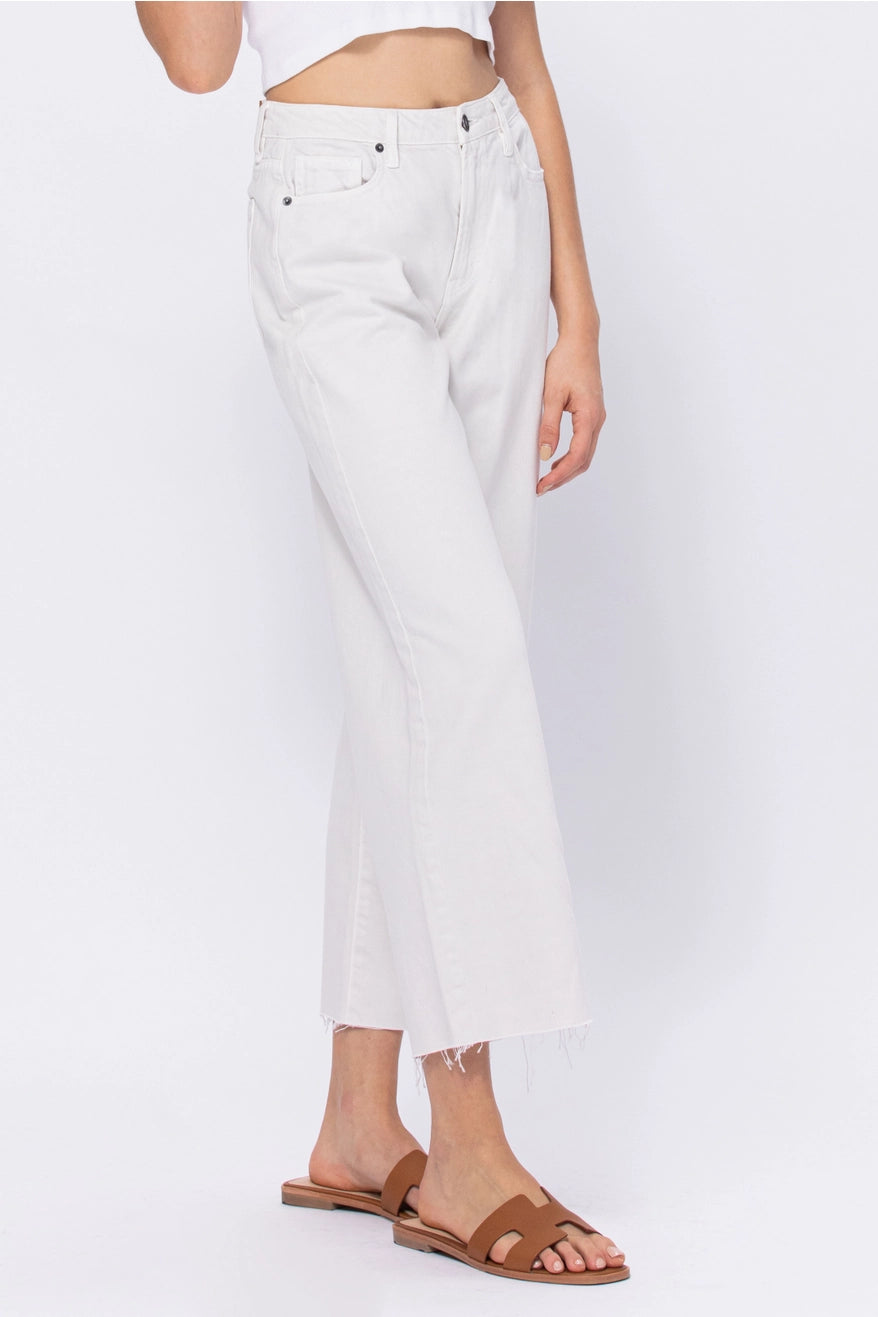 Sea Salt Color Clean Summer Wideleg [Nori] 27" Inseam