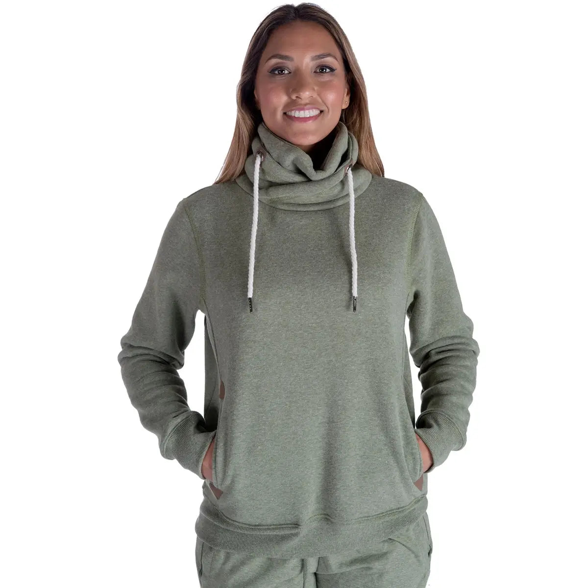 LEEHANTON® Women’s Pullover with Oversized Cowl Neck with Pockets