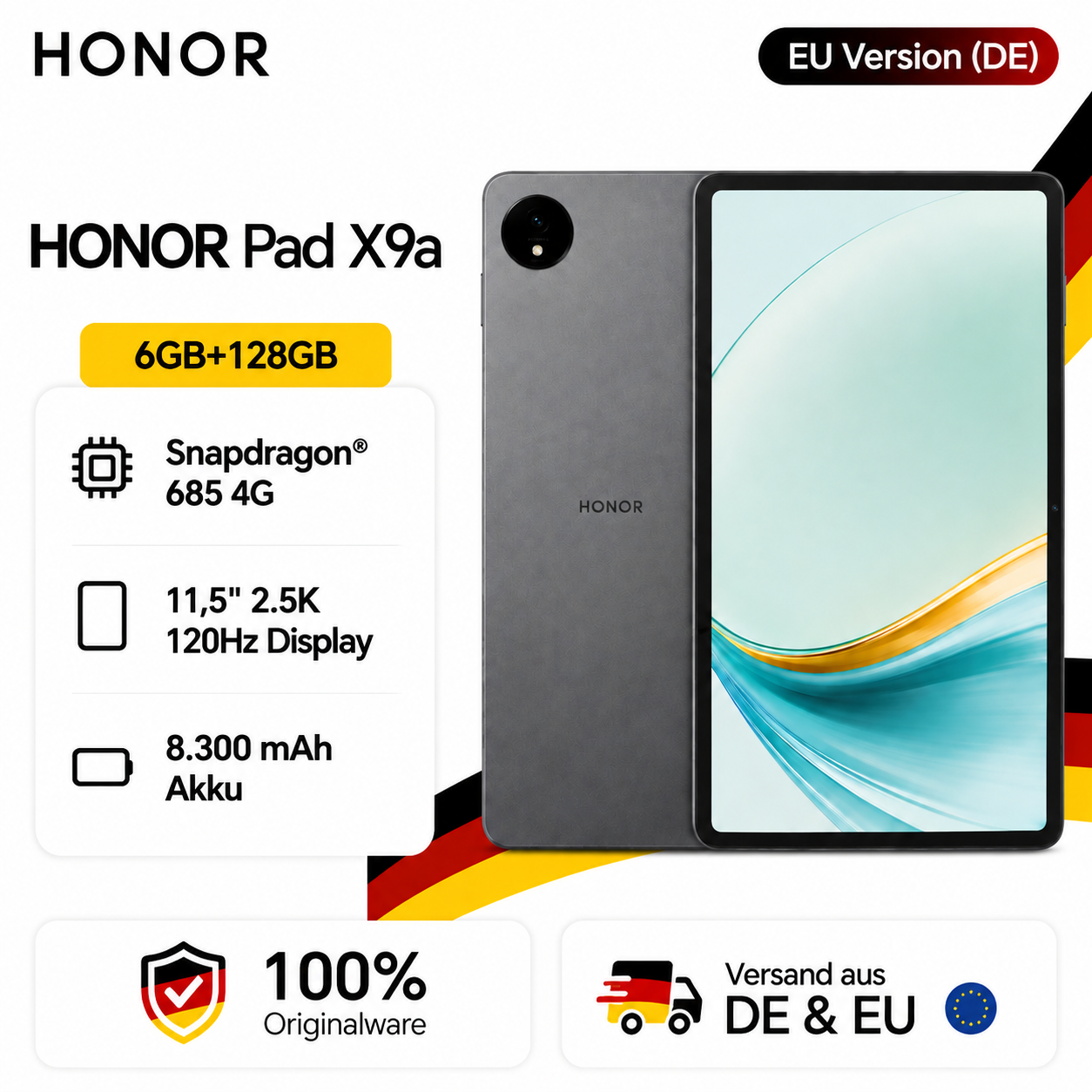 HONOR Pad X9a