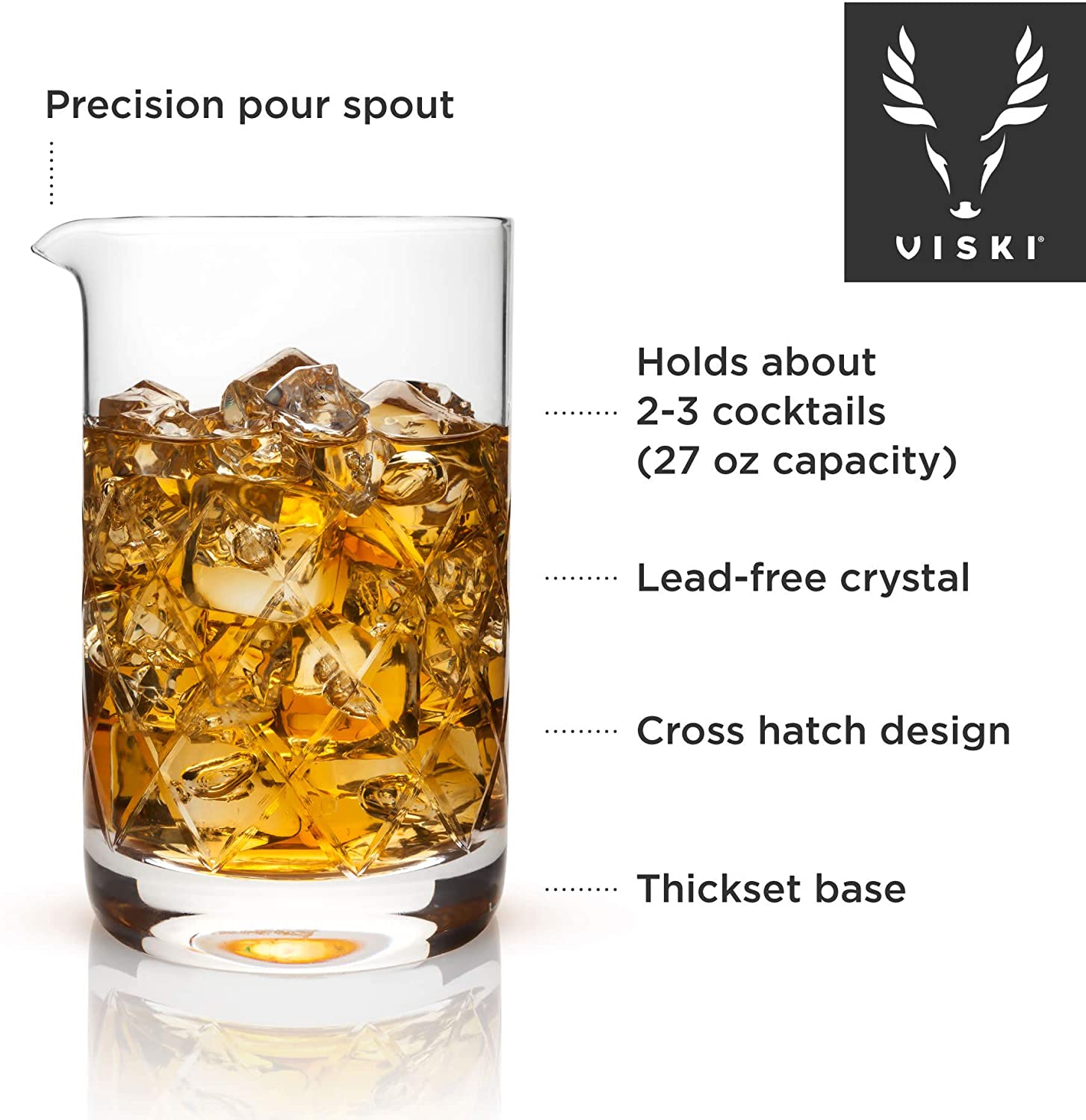 800mL Crystal Mixing Glass