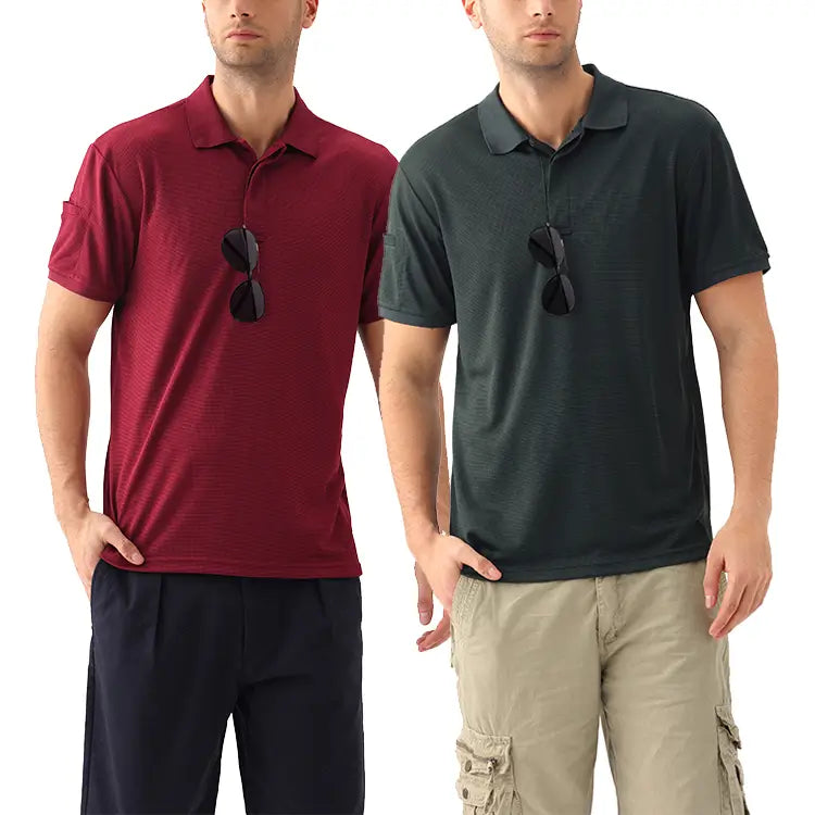 LEEHANTON® 2 Pack Men's Polo Shirts