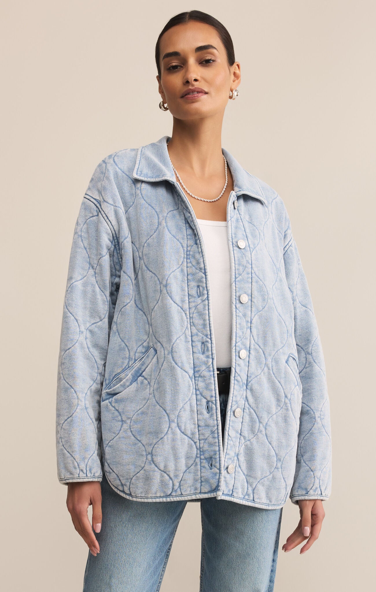 Boulder Knit Denim Jacket