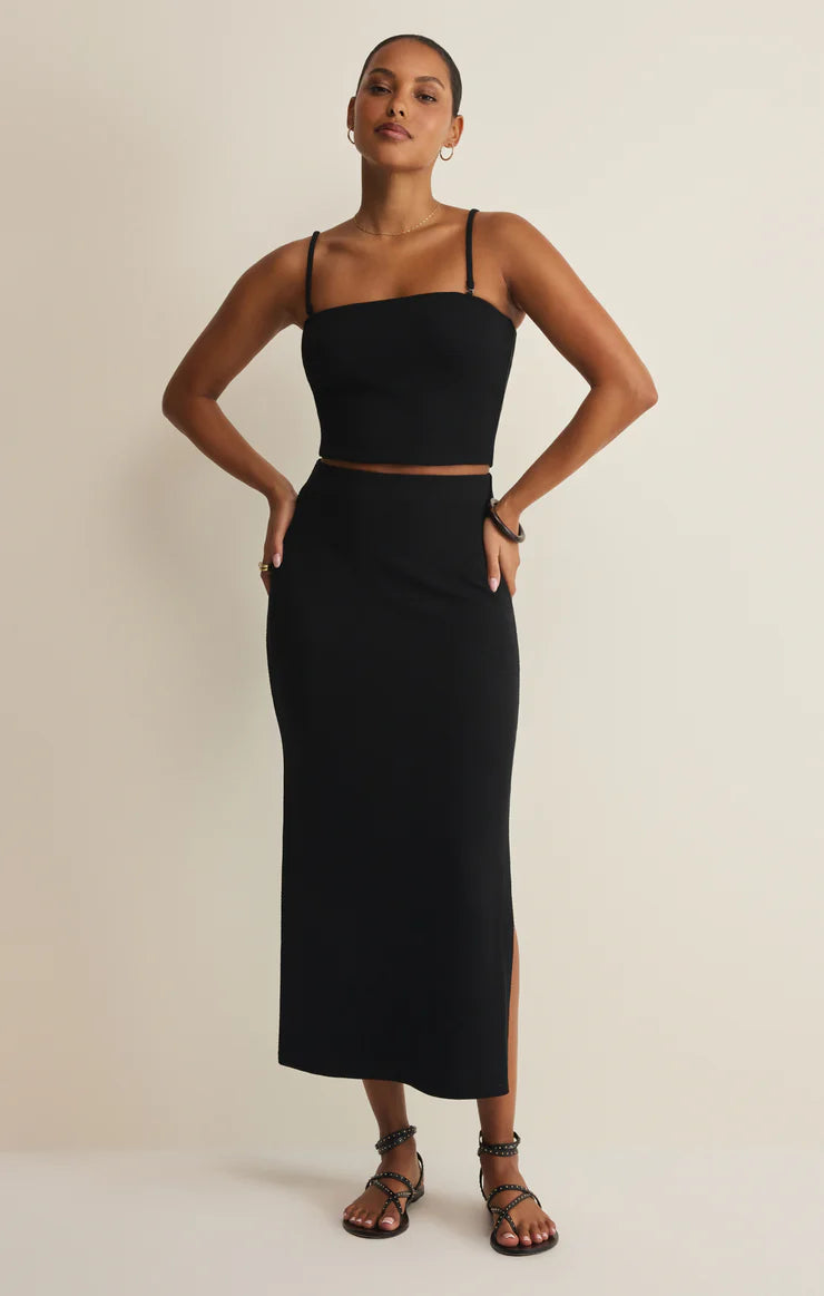 Ainslie Midi Skirt- Black