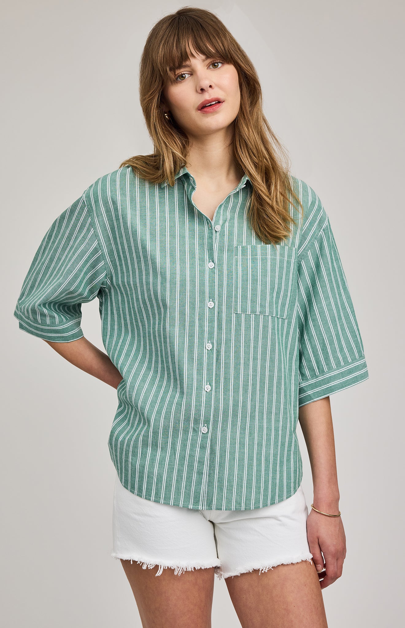 Blaire Striped Button Down