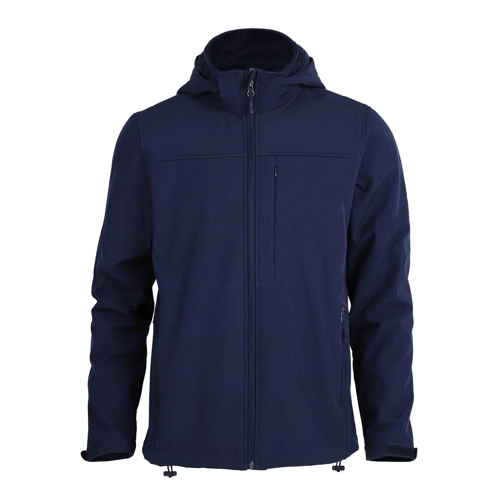 LEEHANTON® Men’s Berber Lined Soft Shell Jacket with Pockets