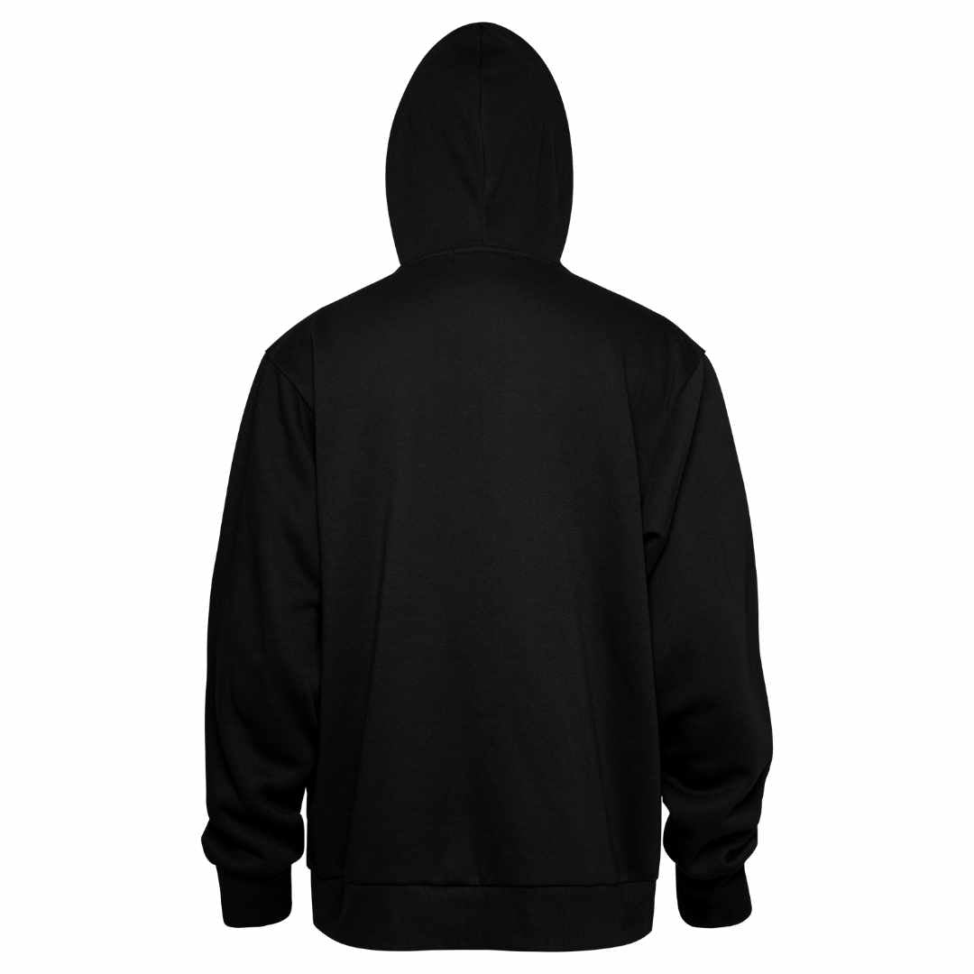 LEEHANTON® Solid Color Black Hoodie with Pockets