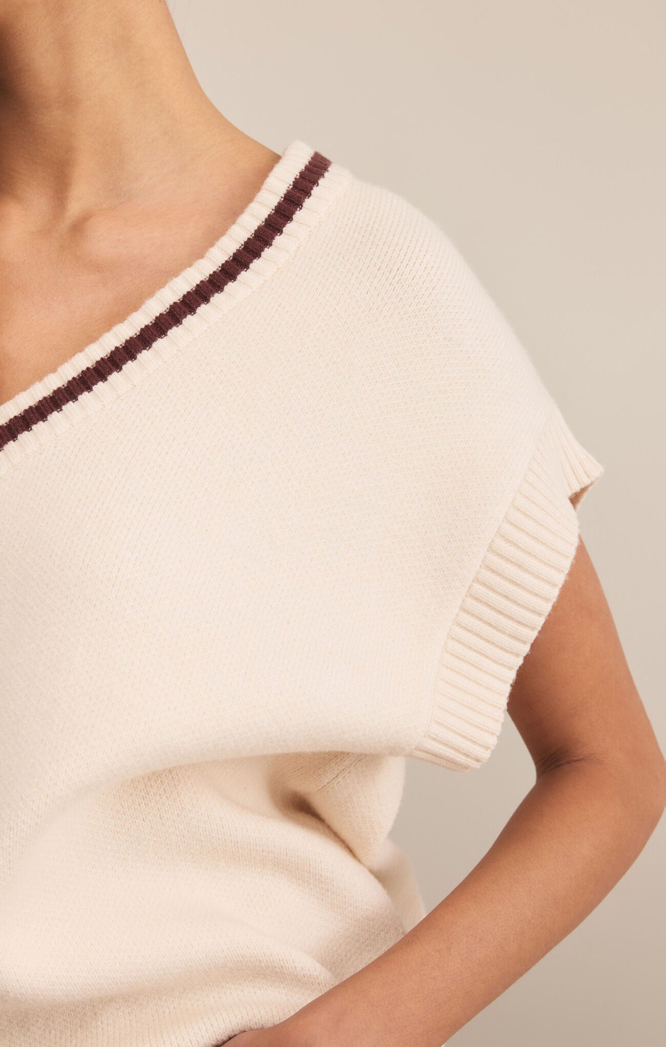 Fletcher Sweater Vest - Crystal