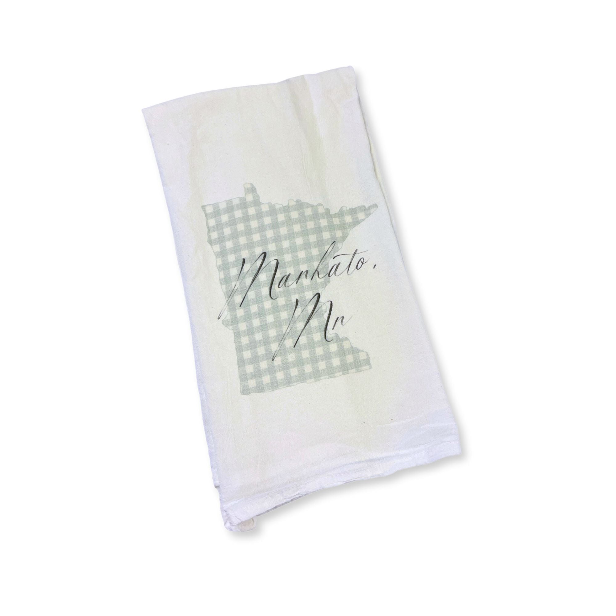 Mint Check Mankato MN Tea Towels