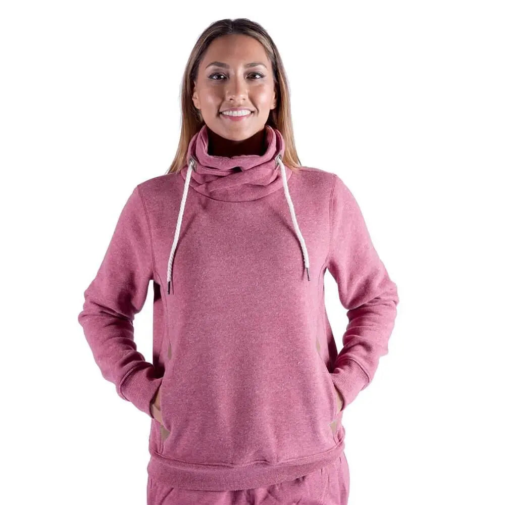 LEEHANTON® Women’s Pullover with Oversized Cowl Neck with Pockets