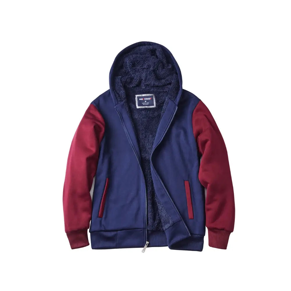 LEEHANTON® Fleece Lined Hoodie Mens with Pockets