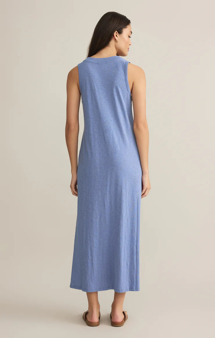 Palisades Midi Dress- Sky Blue