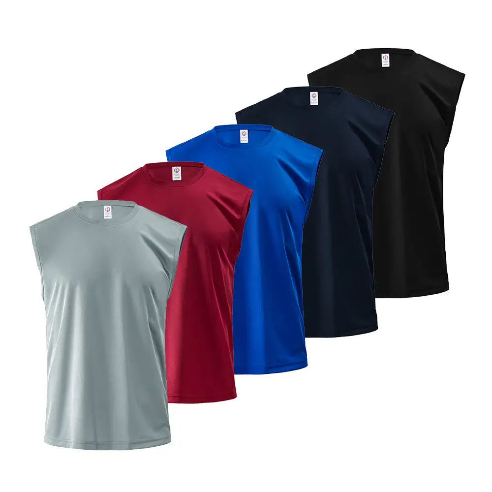 5 Pack Men's Tank Top Sleeveless Shirts
