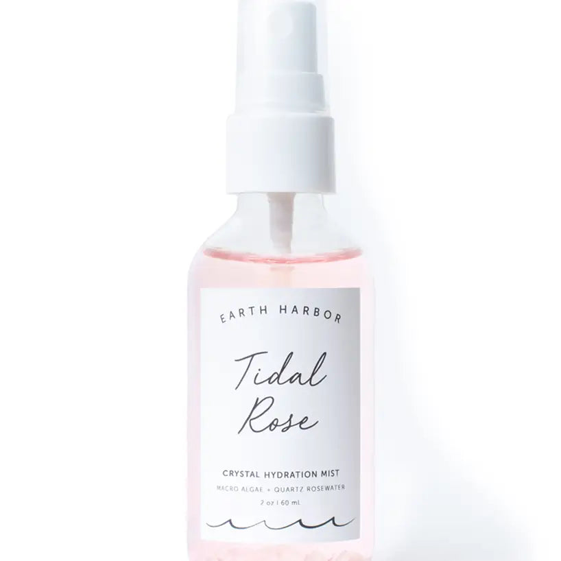 Tidal Rose- Hydration Mist: Rose Water + Rose Quartz