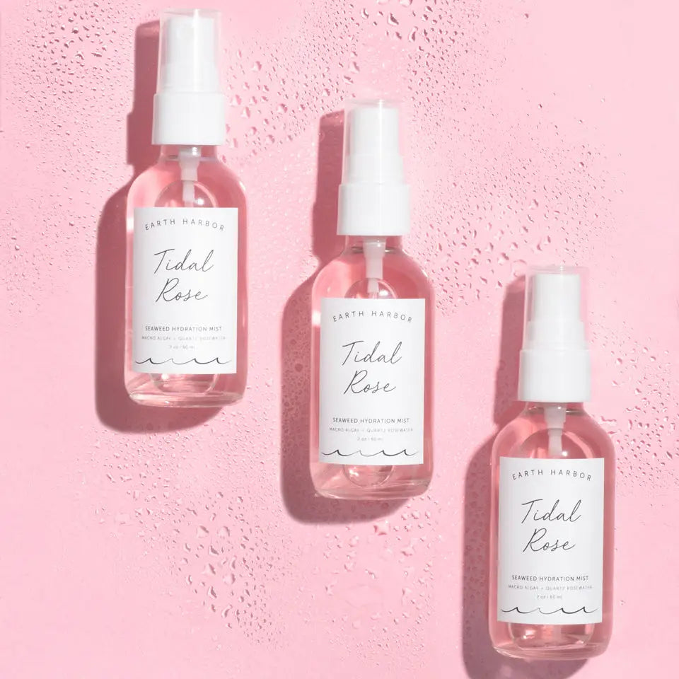 Tidal Rose- Hydration Mist: Rose Water + Rose Quartz