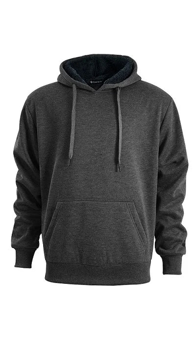 Men's Fleece with Sherpa Lined Pullover Hoodie with Pockets