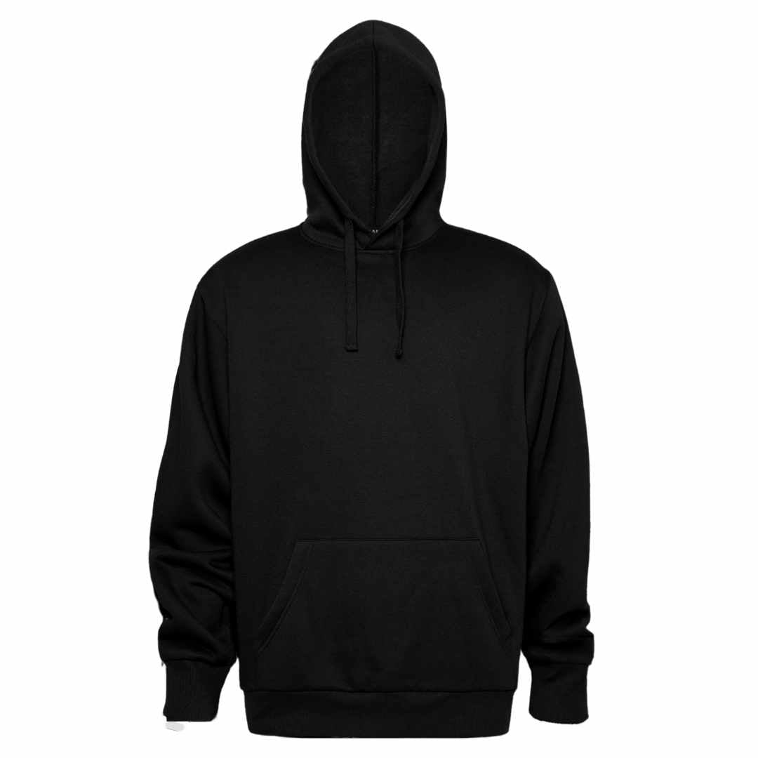 LEEHANTON® Solid Color Black Hoodie with Pockets