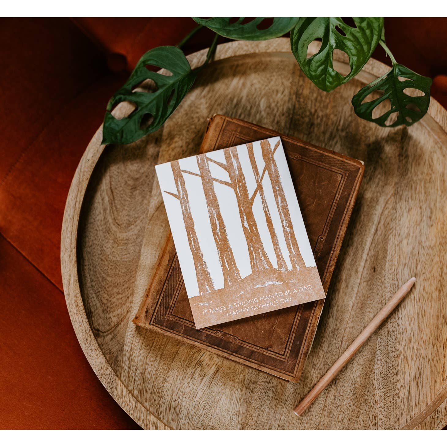 It Takes a Strong Man- Father's Day Forrest Card