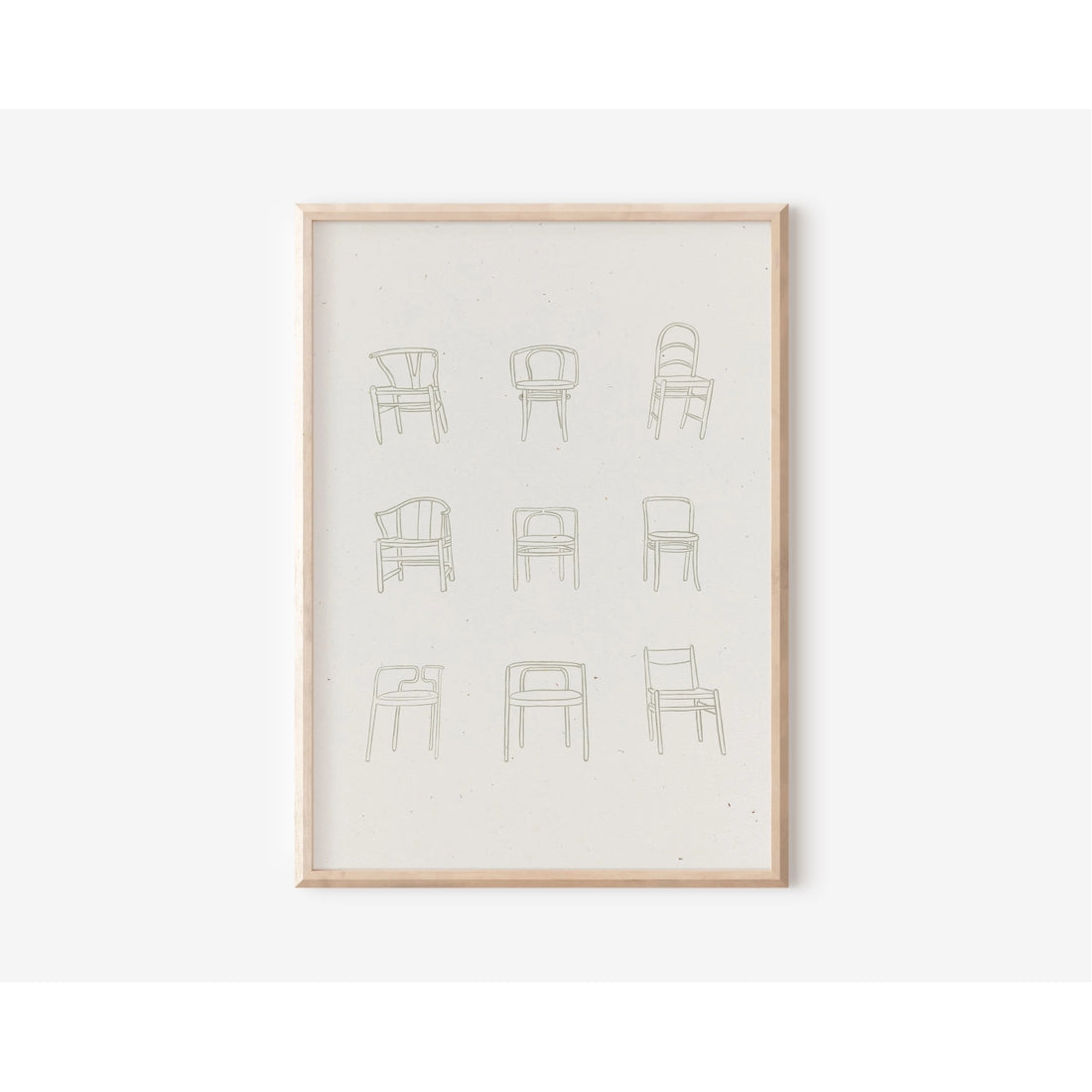 Danish Chair Museum 8.5 x 11" print