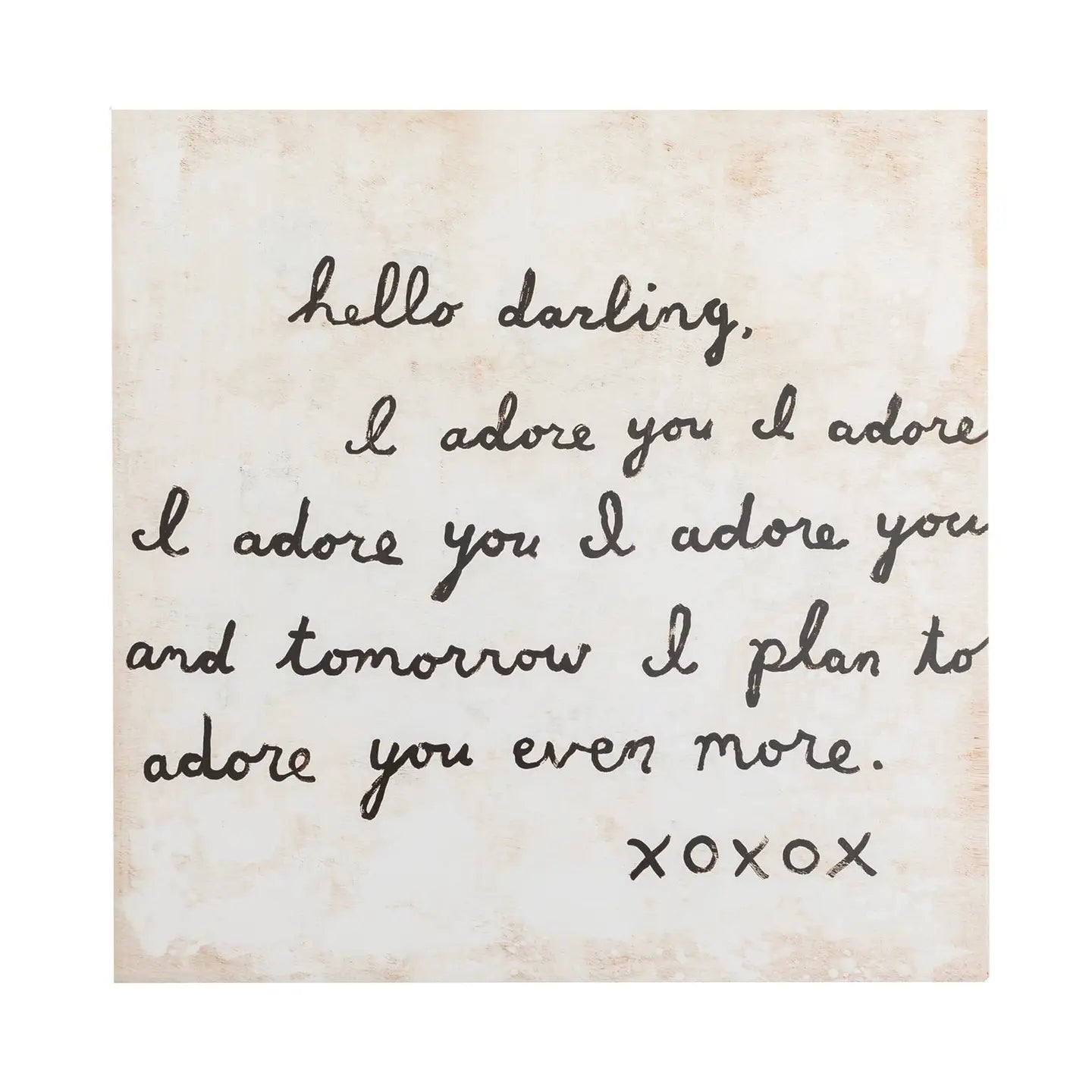 12"x12" Letter #2 Art Poster