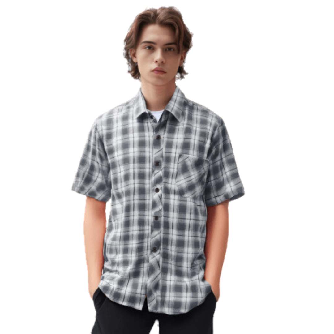 LEEHANTON® Men's Plaid Shirts with Pockets
