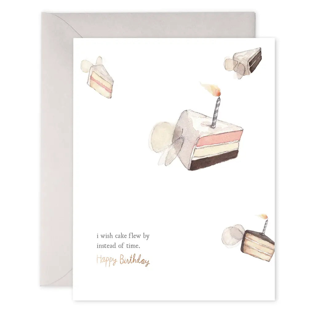 Flying Cake Card