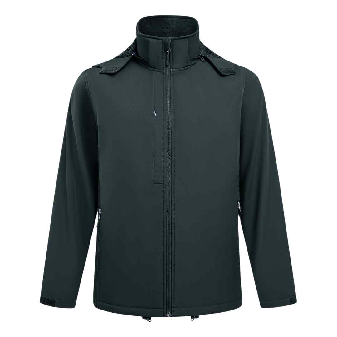 LEEHANTON® Men’s Berber Lined Soft Shell Jacket with Pockets