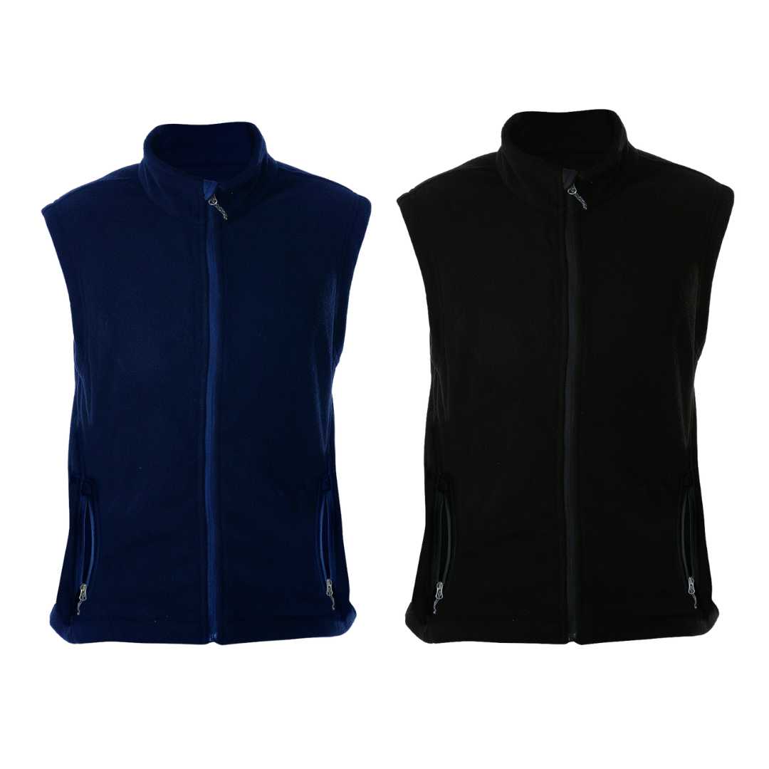 LEEHANTON® 2 pack Men's Fleece Vest with Pockets