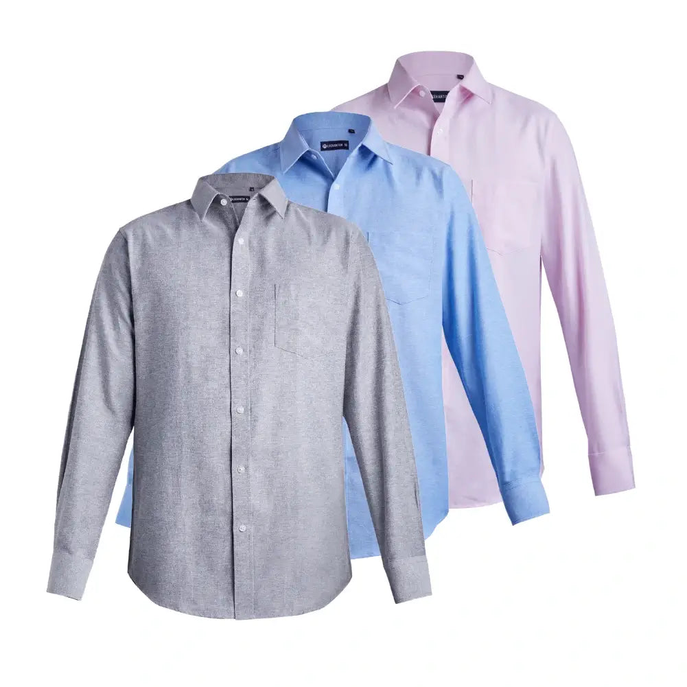 LEEHANTON® 3 Pack Men's Button Down Shirts