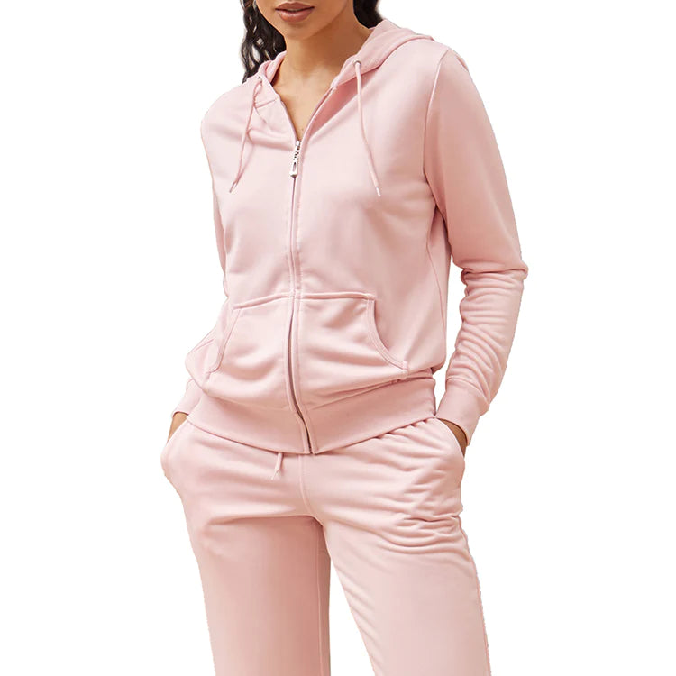 LEEHANTON® Pink Tracksuit with Pockets