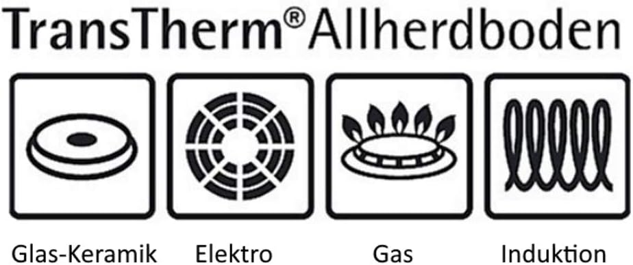 WMF Gourmet Plus - Batterie de cuisine 5 pièces, compatible induction, acier inoxydable, 1 casserole basse 20 cm, 3 casseroles hautes 16 cm, 20 cm et 24 cm, 1 casserole 16 cm avec 4 couvercles en acier inoxydable