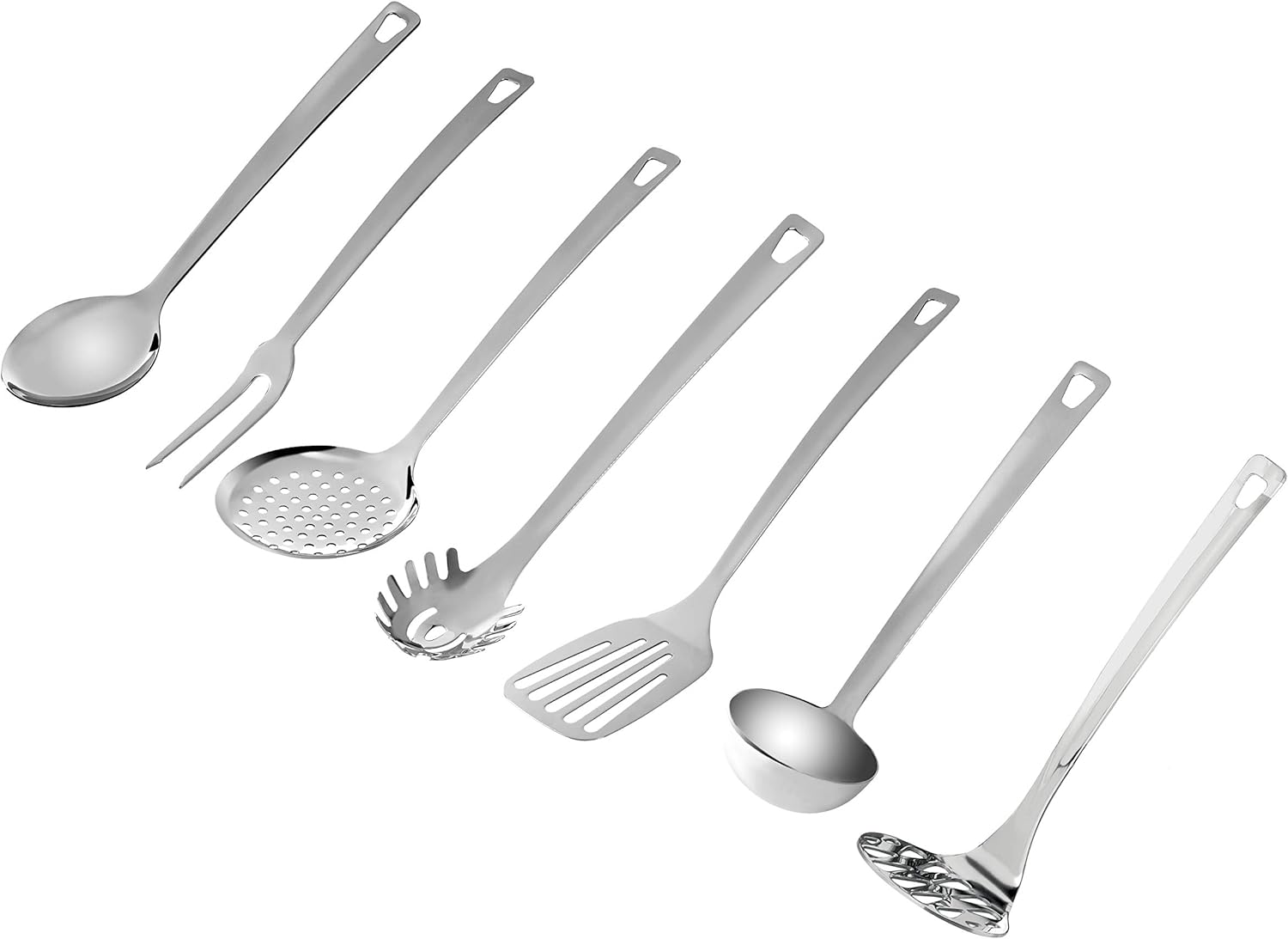 Batterie de cuisine Lagostina Sfiziosa 24 pièces, acier inoxydable, argent
