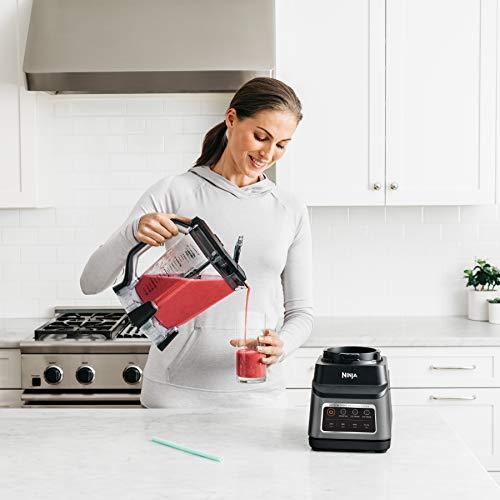 Ninja BN701 Professional Plus Standmixer mit Auto-iQ (Modelljahr 2025). Maximales Fassungsvermögen: 1,9 Liter. Zerkleinerungsbehälter. Farbe: Grau.