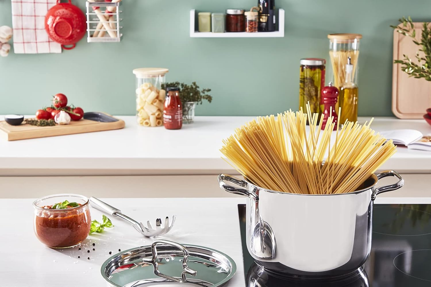 Batterie de cuisine Lagostina Sfiziosa 24 pièces, acier inoxydable, argent
