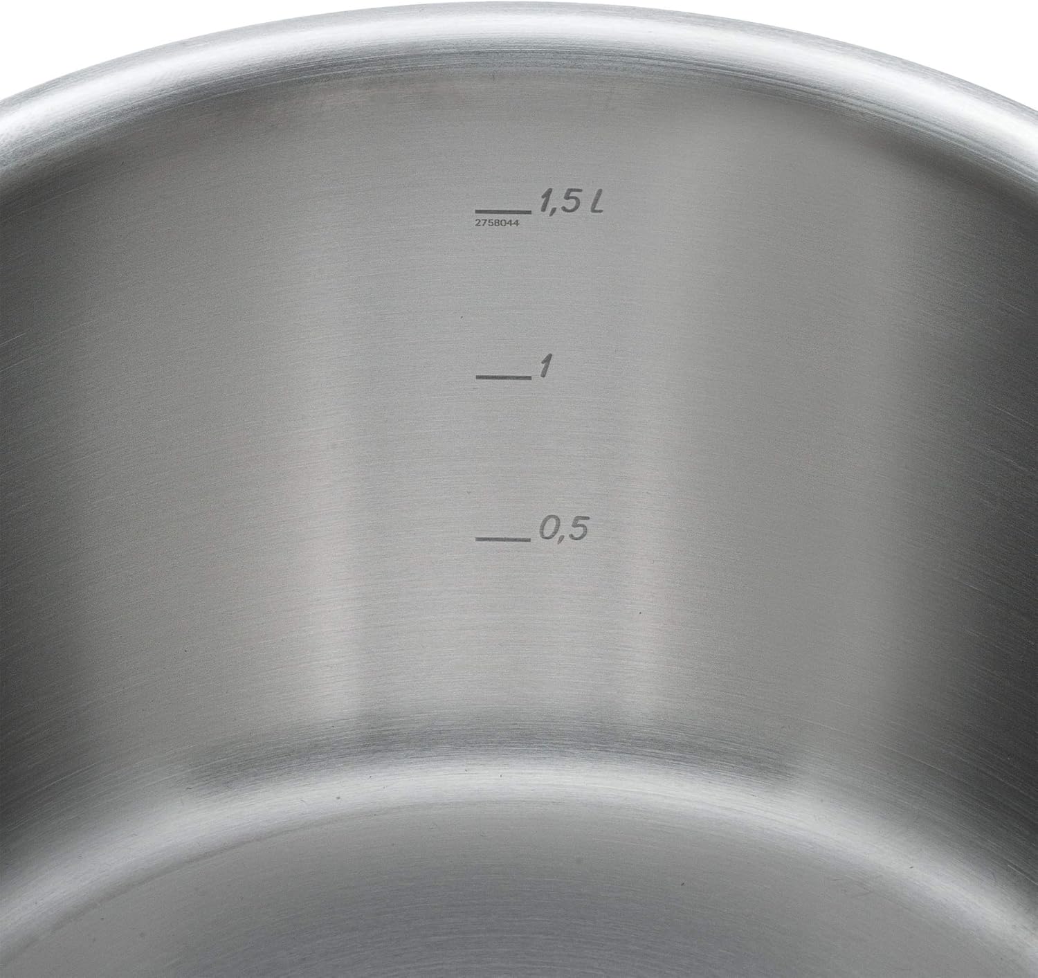 WMF Gourmet Plus - Batterie de cuisine 5 pièces, compatible induction, acier inoxydable, 1 casserole basse 20 cm, 3 casseroles hautes 16 cm, 20 cm et 24 cm, 1 casserole 16 cm avec 4 couvercles en acier inoxydable